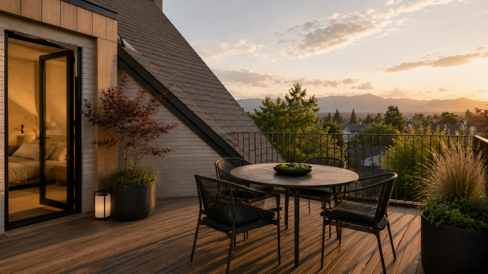 Roof deck and primary suite